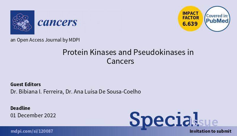 Protein Kinases and Pseudokinases in Cancers