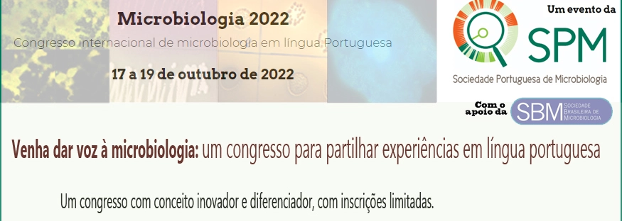 Microbiologia 2022 - Congresso internacional de microbiologia em língua Portuguesa
